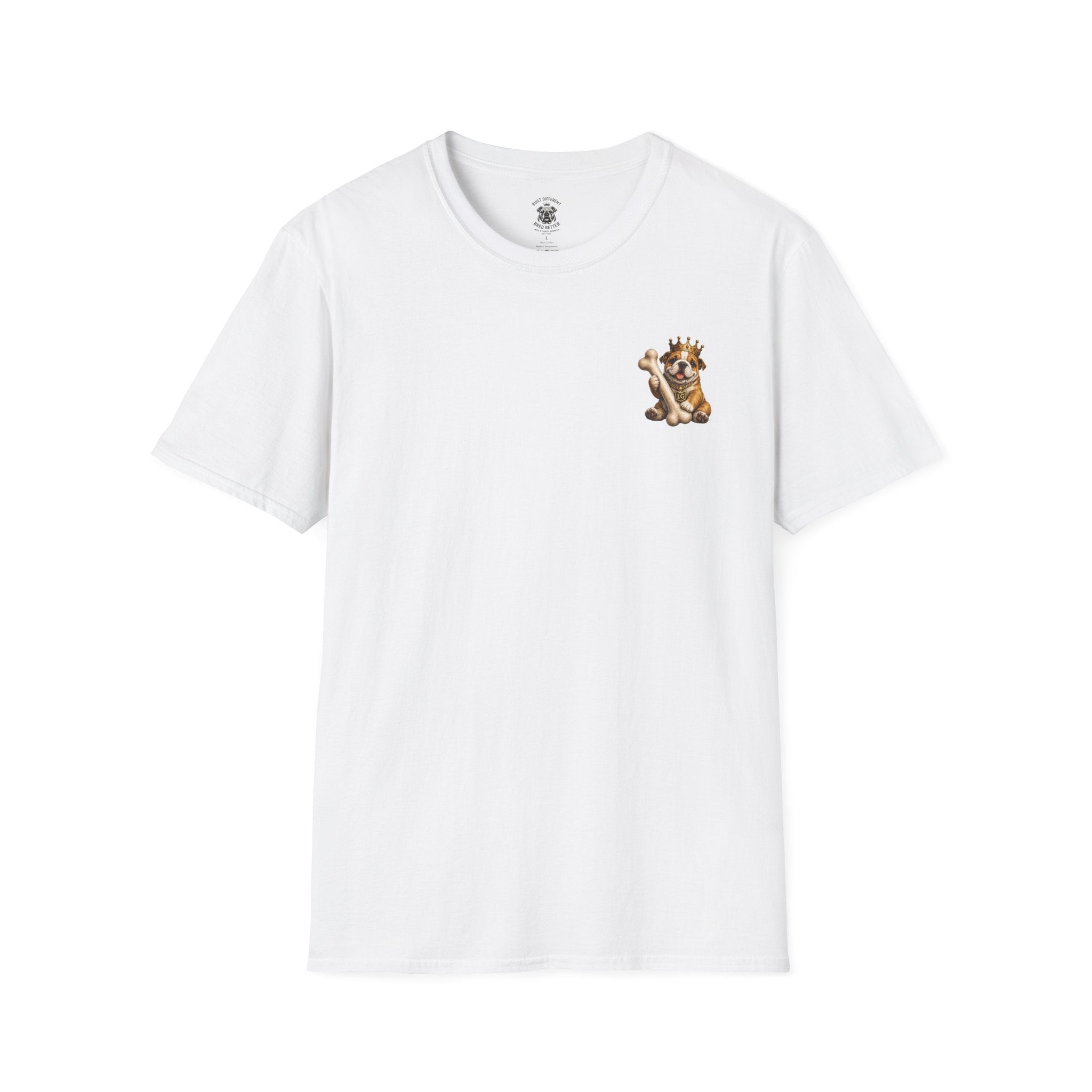Lil Groot Soccer Fan T-Shirt — Cute Crowned Bulldog Tee