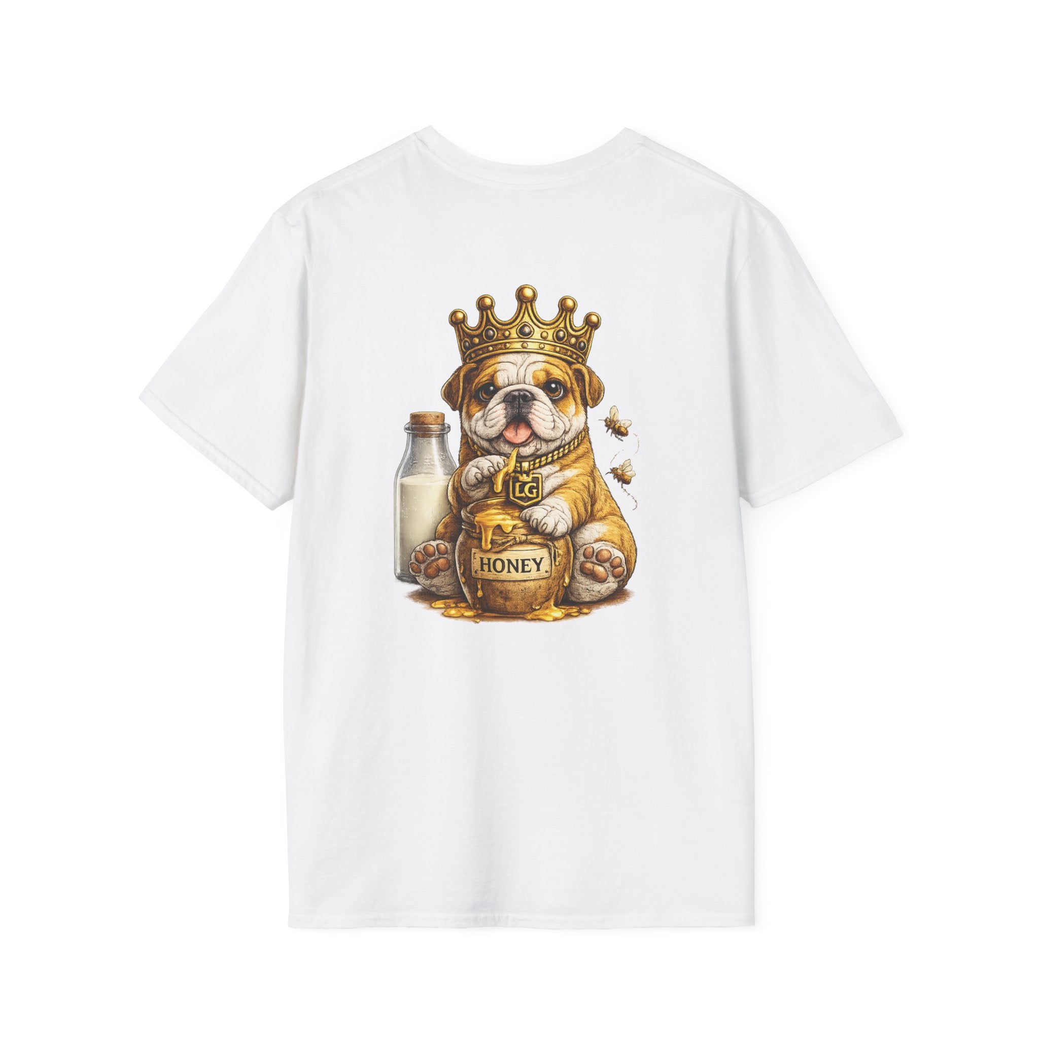 Lil Groot Milk with Honey  T‑Shirt –  Graphic Bulldog Tee