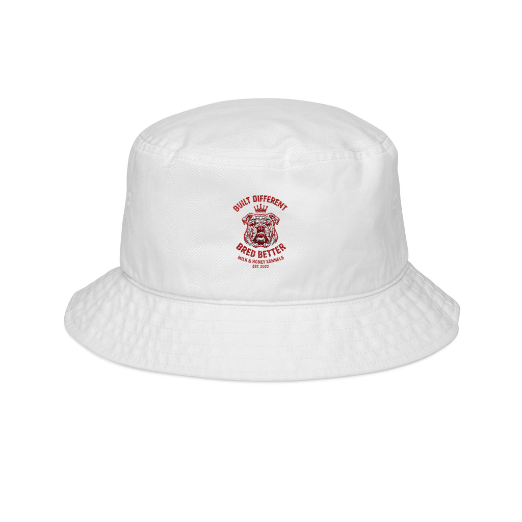 Embroidered Legacy Logo Bucket Hat — Vintage Logo Sun Hat