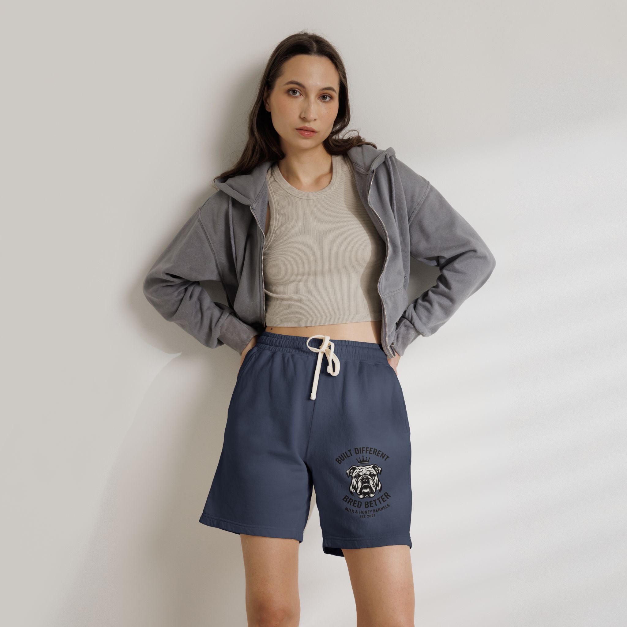 Milk & Honey Logo Sweat Shorts | Fleece Legacy Line