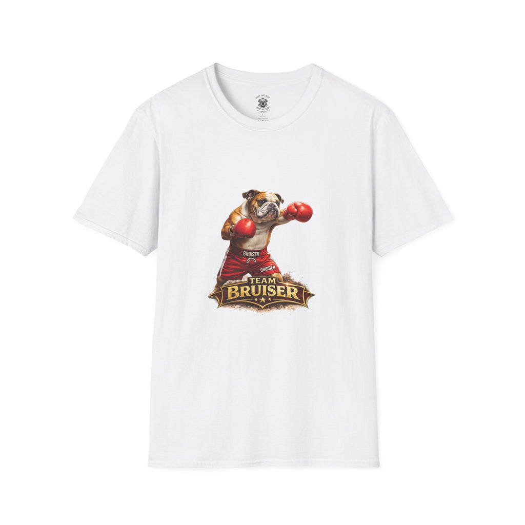 Battle of the Bulldogs T‑Shirt — Team Bruiser Boxing Dog Graphic Tee
