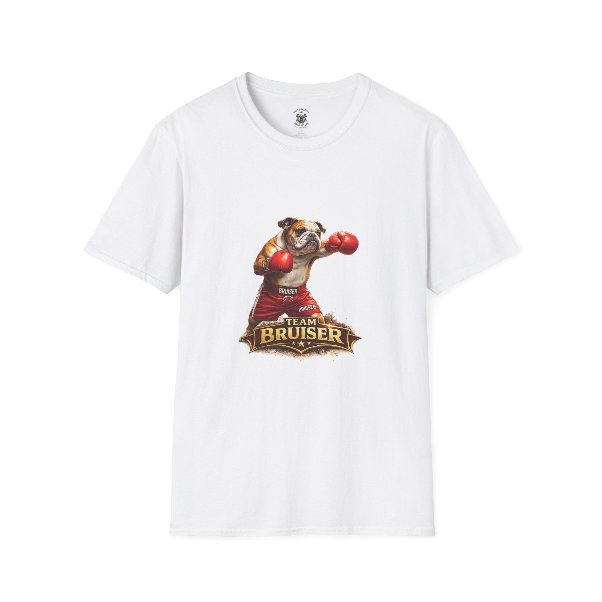 Battle of the Bulldogs T‑Shirt — Team Bruiser Boxing Dog Graphic Tee