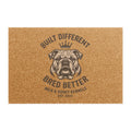 Bulldog Logo Doormat | Built Different Bred Better, Kennel Welcome Mat