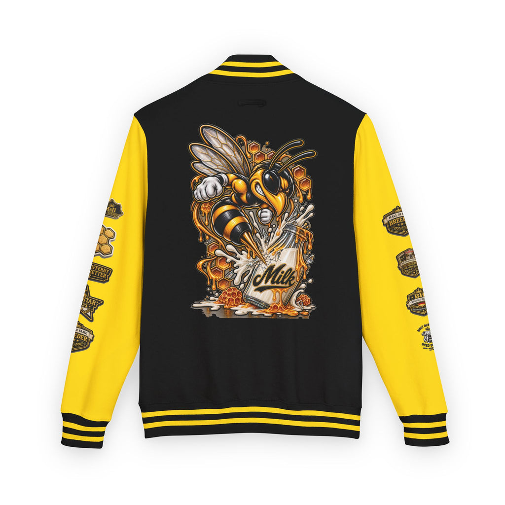 M&H wanna be Varsity Letterman Jacket — Retro School Crest Bomber