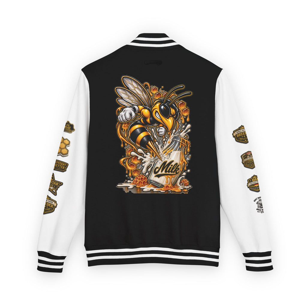 M&H wanna be Varsity Letterman Jacket — Retro School Crest Bomber