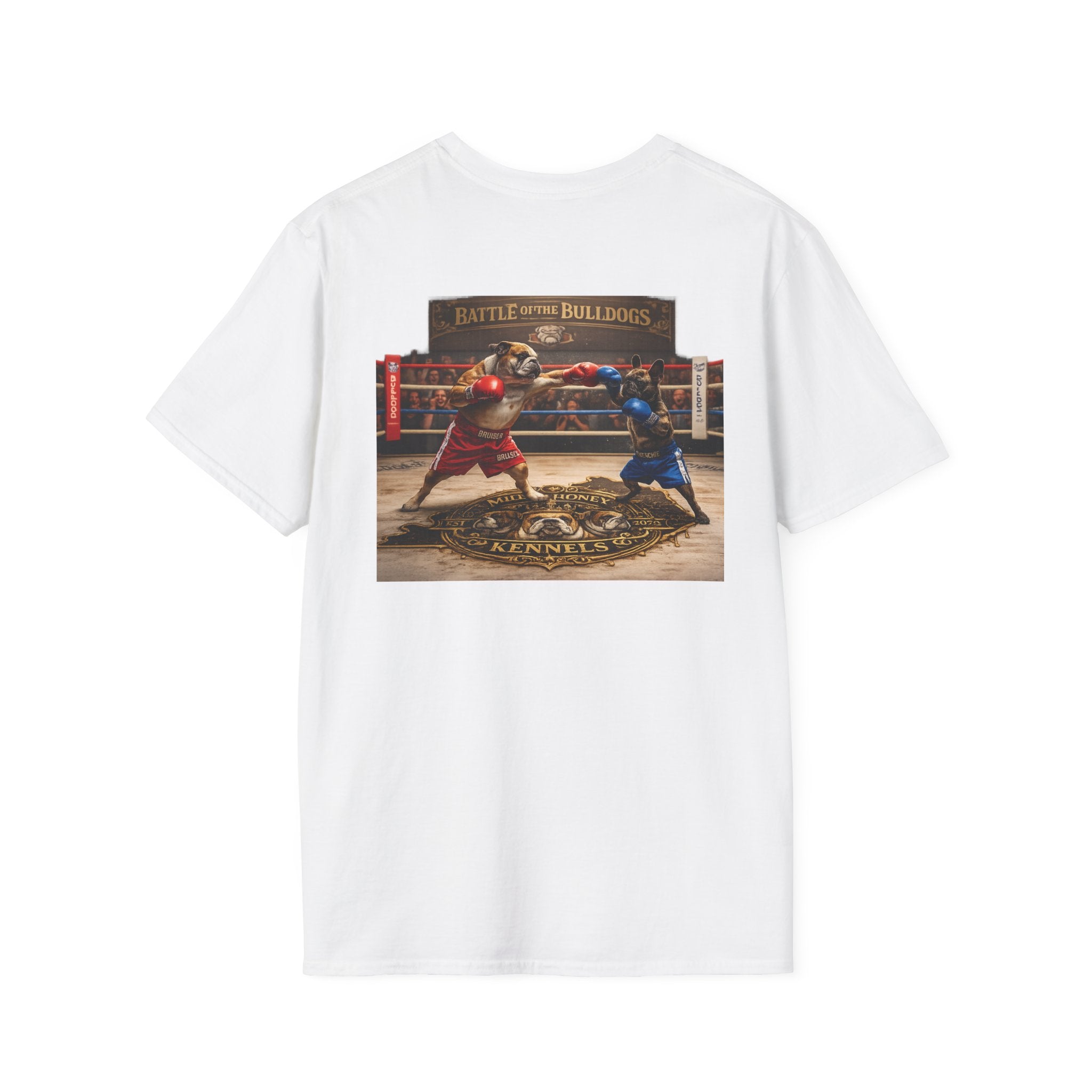 Battle of the Bulldogs T‑Shirt — Team Bruiser Boxing Dog Graphic Tee
