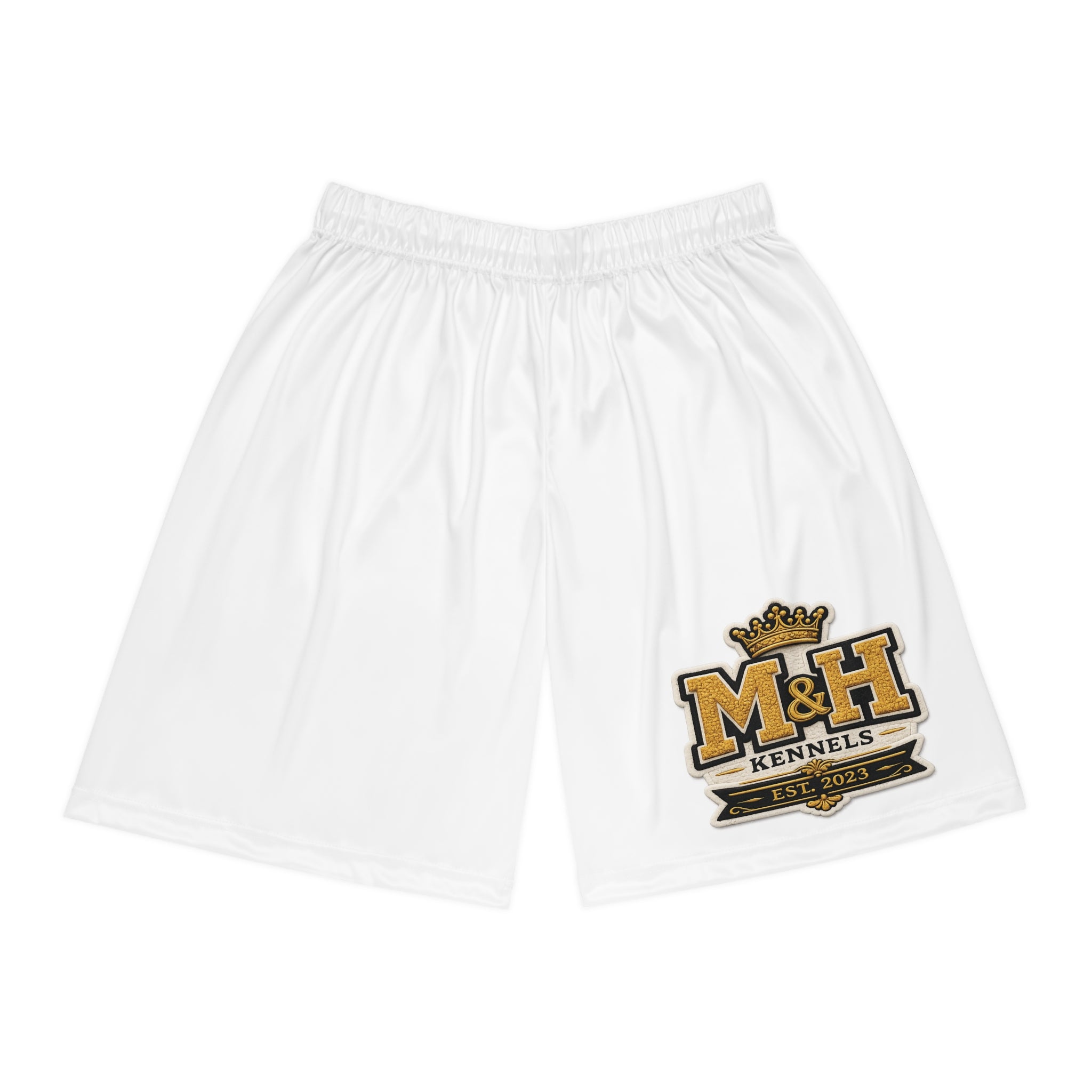 Bulldog Letterman Jacket Basketball Shorts | AOP Sportswear