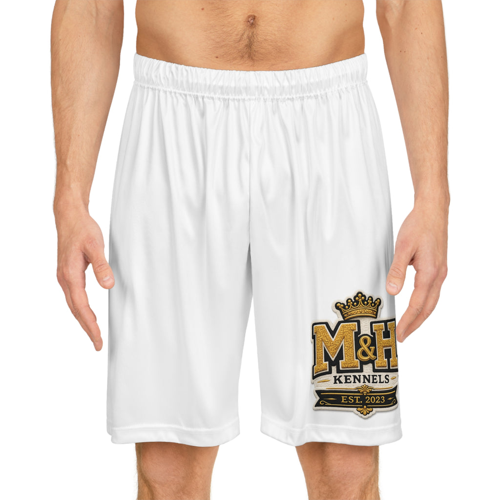 Bulldog Letterman Jacket Basketball Shorts | AOP Sportswear